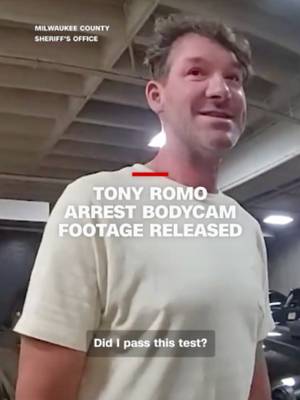 Bodycam footage released by the Milwaukee County Sheriff’s Office shows former Dallas Cowboys quarterback Tony Romo being arrested on suspicion of operating while under the influence. CNN has reached out to Romo’s lawyers for comment.