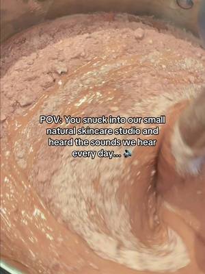 Can this be classified as ASMR? 😂 The expectation of making natural skincare is very different to the reality… #naturalskincare #naturalskincareproducts #wildcraftskincare #skincareasmr #makingskincare 