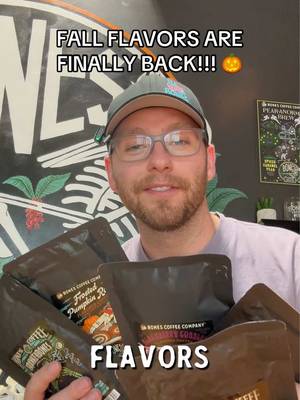THEY'RE FINALLY BACK!!! FALL FLAVORS!!! 🎃☕️ #BonesCoffee #FlavoredCoffee #fallcoffee 