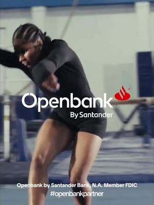 #openbankpartner In gymnastics, I train for moments that last 90 seconds. But I prepare for years. I realized I need to treat my money the same way. I work hard so my savings should be in an account that works hard too. @Openbank US  Openbank by Santander Bank, N.A. Member FDIC