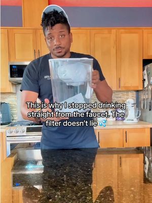 Stop buying bottled water. Do this instead #WaterPitcher #FilteredWater #WellnessTok #kitchenmusthaves 