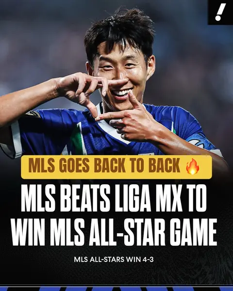 The MLS All-Stars defeat the Liga MX All-Stars for the second straight year 🇺🇸 #MLS #Soccer #ligamx #sonheungmin #korea 