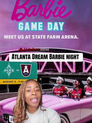 Who’s pulling up to the Atlanta dream Barbie night? Use my code SYMONE for an extra discount on TickPick #symonewiththesports #WNBA #atlantadream #tickpick 