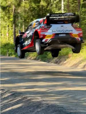 Lift-off in Finland 🚀  #WRC #SectoRallyFinland #Rally #Motorsport #Finland 