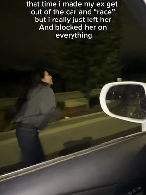 you can see her in the mirror lol
