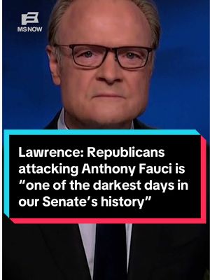 Senate Homeland Security Chair Rand Paul turned his hearing room into “the most disgraceful kangaroo court” the Senate has ever seen, MS NOW’s Lawrence O’Donnell argues, after Dr. Anthony Fauci invoked his Fifth Amendment right and declined to answer questions he had already addressed in numerous appearances before Congress. Lawrence says, “All of us owe our gratitude to Anthony Fauci,” but Dr. Fauci “owes nothing to Republicans in the United States Senate.” #news #politics 