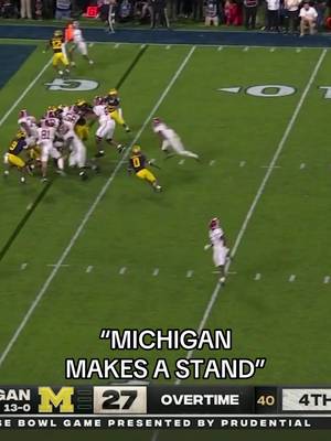 Milestone CFP victory〽️ #CFP #Michigan #RoseBowlGame 