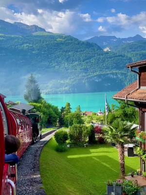 Train in Brienz, Switzerland
