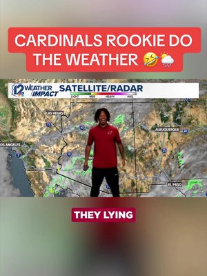 newest meteorologist in the valley🤣 #nfl #azcardinals #weather #news #meterologist 