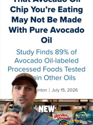 90% of avocado oil labeled foods tested positive for other oils, seed oils specifically. So even if a product says "cooked in avocado oil," that's not a guarantee you're actually getting avocado oil. These sneaky labels are making it harder, not easier, to shop for what you actually want. That's exactly why we had our avocado oil tested and got Seed Oil Free certified. The chicken nuggets are cooked in 100% pure avocado oil, and we can prove it.