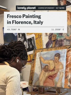 "Taking classes with the Florentine instructors themselves, most of which are artists, felt like seeing a part of the city beyond the surface," says Lonely Planet Correspondent @byjacklynn, who spent 2 weeks at an art school learning how to paint frescos like the Italian Renaissance greats. "It was special to enjoy a level of intimacy with Florence that most travelers don’t get." Would you sign up for a class like this? #art #arthistory #florence #italy #travel