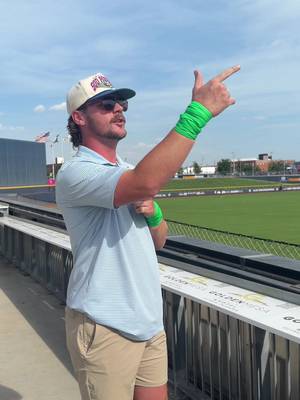 I think this guy took all the green wristbands… #amarillo #texas #MLB #milb #single 
