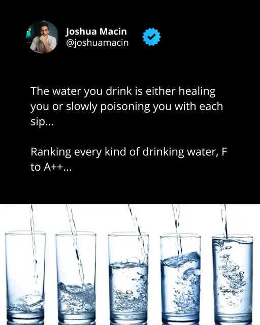 PLEASE stop drinking tap water. It’s one of the easiest things you can do to start improving your health. 