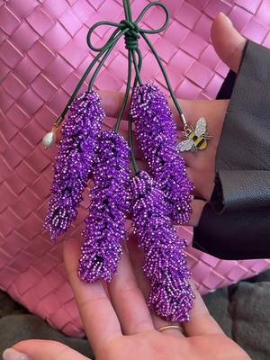 a new diy dior bag charm gets added to the family 🪻 the lavender 