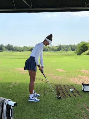 made some progress today☺️ #fyp #golf #golfswing #golfer #golftiktok 