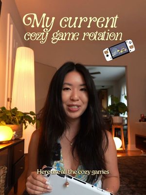 all the cozy games i’m playing this summer!! 🎮how about you?  #cozygames #cozygaming #switchgames #nintendoswitch #comfortcreator 