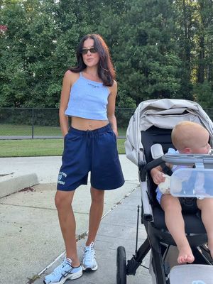 Football mom & wife  @Sporty and Rich & @Asics Sportstyle mules #nfl #OOTD 