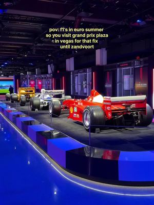 this might be super niche but hoping the algorithm finds the right people who are just as obsessed with f1 as me lol. one month with no @Formula 1  we did the vegas grand prix plaza hub f1 experience. I lived out my f1 dreams by being toto for a day, changing a pirelli tire at a pit stop, and seeing my favorite drivers’ cars and gear. can’t wait till the next race in zandvoort, netherlands. #f1 #formula1 #grandprixplaza #lasvegasgp 