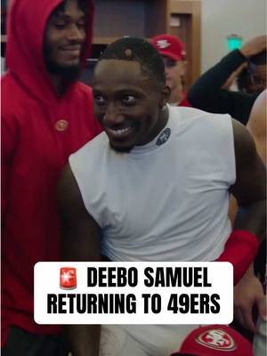 Deebo Samuel is returning to the 49ers on a 1-year, $7M deal, per @Ian Rapoport 🔥 (via @San Francisco 49ers) #nfl #nflfootball #deebosamuel #49ers #niners 