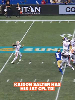 KAIDON SALTER THROWS HIS FIRST CFL TOUCHDOWN💥 Kaidon Salter connects with Jermaine Jackson to give the Lions the lead! #CFLGameDay #Football #CFL 