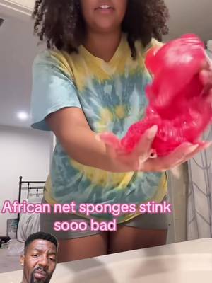 If you want to be clean, definitely get this African exfoliating net sponge. And now it doesn’t stink. #africannetsponge #showertok #CleanTok 