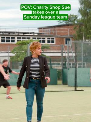 It’s giving ✨manager✨ @Charity Shop Sue thought Specsavers’ Best Worst Team needed some help, so she popped along to a training session with Warley FC…