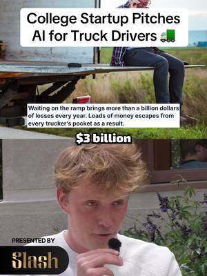 College student pitches AI Startup that handles all of the financial back office for truckers and trucking companies. #startup #brycent #ai #truck #venturecapital 