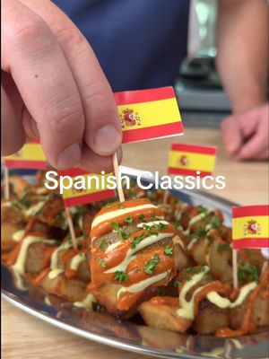 Welcome to… SPANISH CLASSICS 🇪🇸🥘🍅 In this series, I’ll be sharing my take on some of Spain’s most famous dishes.  From paella to patatas bravas, you’ll have all the dishes you need to host your next Spanish-themed dinner party.  With each episode, I’ll be sharing a full detailed recipe, so you’re not going to want to miss out! Be sure to drop a follow - the first episode is out tomorrow ✌️ #spain #tapas #spanishfood #homecooking #Recipe