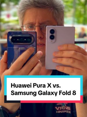 Huawei hat beim Pura X auch schon ein ähnliches 4:3 Format wie Samsung nun beim Galaxy Fold 8. #HuaweiPuraX #GalaxyZFold8 #foldables #huawei #samsung @Samsung Deutschland @Huawei Deutschland @Samsung @Huawei 