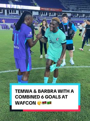 @Temwa Chawinga and Barbra Banda putting #Africa on the map 🔥 @NWSL #WAFCON #Soccer #goal #malawitiktok🇲🇼 