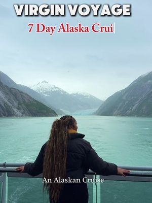 #AD CLICK THE LINK IN MY BIO TO BOOK THIS CRUISE!✨ If you are looking for an Adults ONLY Alaskan Cruise, you definitely can’t go wrong with @Virgin Voyages . My parents and I had such an incredible experience. This was truly one of the most beautiful cruises I’ve ever been on.  [Save & Share] 📍Ketchikan  -We booked The Great Alaskan Lumber Jack Show directly on their website. Adult tickets were $43.00 -We ate at Crab on the Go 📍Sitka -Best of Sitka Land Tour/ Bears, Raptors, Totems. $130pp 📍Prince Rupert Canada -I can’t remember the name of the place I got the fish & chips from..but there’s several really cute places around to grab food at. Is Alaska on your bucket list?? #virginvoyages #alaskancruise #alaska  Follow @carissamonyce for more travel guides