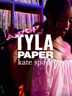 put her in kate spade 👜 inside our A*POP release party with @kate spade new york and queen @TYLA. #paperpartner