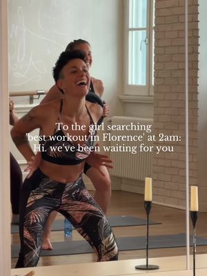 Planning your semester in Florence at 2am? This part's sorted: student discounts, English workout classes, 5 min from the Duomo. Come move with us 🫶 #studyabroadfall2026 #florencestudyabroad #pilatesflorence #florenceitaly #studyabroad