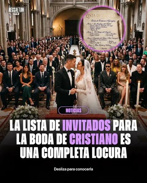Fuertes rumores aseguran que Cristiano Ronaldo y Georgina Rodríguez podrían casarse este sábado en Portugal, en una boda que reuniría a algunas de las figuras más grandes del entretenimiento y el deporte. Entre los supuestos invitados estarían Mbappé, Vinícius Jr., Jennifer Lopez, Drake, Rihanna, Travis Scott e IShowSpeed. Hasta ahora, la pareja no ha confirmado oficialmente la fecha.