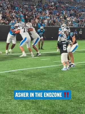 The best way to end Fan Fest 👏 #carolinapanthers #fanfest #nfl 