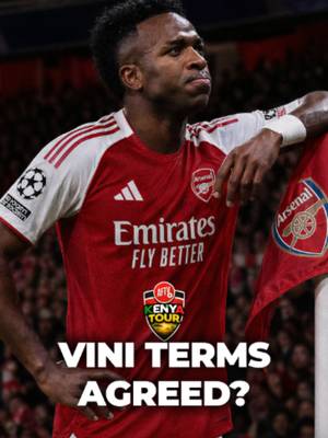 Vinícius Jr reportedly agrees personal terms with Arsenal if Madrid talks collapse. 🚨 Is this really happening? 👀 Tell us your thoughts, Kenya! #ShareYourFootahMoments with us and tag @safaricom.sports in your posts. Stay connected with B-Live - 3 hours for KSh 50 via My OneApp linked in our bio. #GameIkoOn #AFTVKenya #TransferDaily #AFTV #Arsenal #Sportsontiktok