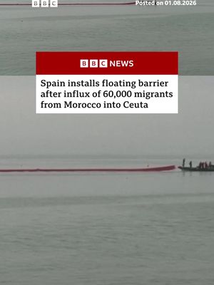 There were chaotic scenes on Thursday in Ceuta as border controls in the North African enclave apparently broke down. Spain has since condemned the "selfish, polarising and unlawful" reaction of some EU countries to the influx of about 60,000 migrants from Morocco to Ceuta. #Morocco #Ceuta #Spain #Migrants #Spain #BBCNews