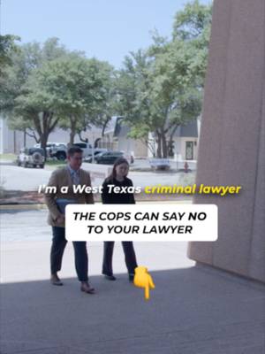 This surprises almost everyone: Your lawyer could be standing at the front desk asking to see you, and police can continue questioning you without ever telling you they're there. That's why it's critical to remember: ✔️ Your right to an attorney is personal - only you can invoke it. ✔️ Saying "Maybe I need a lawyer" isn't enough (Davis v. United States). ✔️ Say it clearly: "I want a lawyer." ✔️ Once you've invoked that right, questioning is generally supposed to stop until counsel is present. Understanding your rights before you need them can make all the difference. #CriminalDefense #TexasLaw #KnowYourRights #MirandaRights #PoliceQuestioning #WestTexasLaw #LorfingLaw