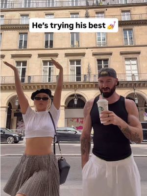 He gave me one shot, and I took it 💅  #dj #fyp #paris one day he will do a  #couple dance with me off stage 😂