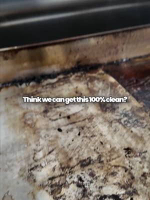 100% clean or close enough? You decide! 🧐 Watch until the end and tell us: Did we hit 100% or miss a spot? 👀 #bowlsofrice #griddle #scrapping