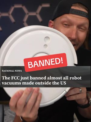 Robot vacuums are being “banned” in the U.S. 🤖 The FCC has blocked most new foreign-made robotic devices from receiving approval for sale in the U.S., which could affect future robot vacuums, lawn mowers, pool cleaners, and more. Your current robot vacuum is not being banned, and models that were already approved can still be sold. The bigger impact will likely be on future releases: fewer choices, delayed launches, and potentially higher prices. #RobotVacuum #SmartHome #TechNews #Cybersecurity #HomeTech 