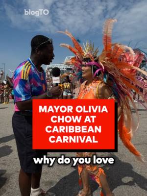 Mayor Olivia Chow shares some words for the people at Caribbean Carnival 🔥 🎙️ @samkieme
