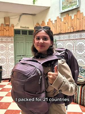 Where have you backpacked? #backpacking #osprey #travel #essentials #packingtips 