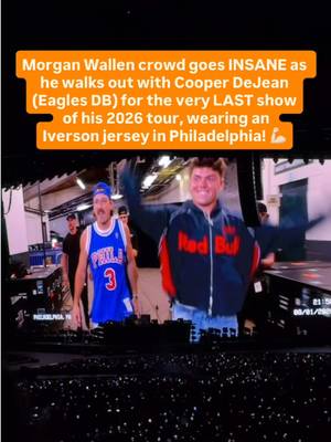 The Eagle flaps tho 🤣🤣 Morgan Wallen walks out with Cooper DeJean for the very last show of his Still The Problem 2026 tour! #TickPick #morganwallen #morganwallenwalkout #morganwallenconcert #cooperdejean 
