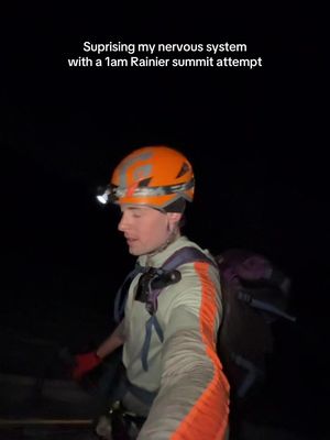 Put my nervous system in fight or flight for a month  #mountaineering #mountrainier #mountains #Hiking 