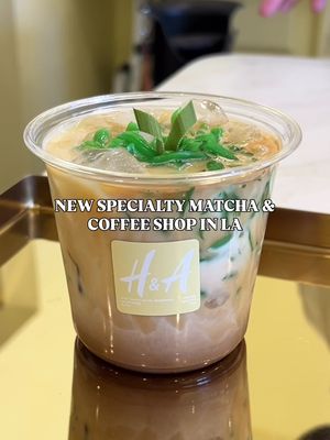 New Asian-inspired specialty coffee shop in LA (✿◠‿◠) H&A Coffee is Rosemead’s newest coffee shop, founded by Heshan & Alexander, who set out to bring flavors inspired by their backgrounds and travels into the 626 coffee and matcha scene. ☕️🍵💕 Their menu features LA’s first Tjendol Latte, made with pandan tjendol, espresso, and fiber cream milk. ✨ Tjendol is a popular Southeast Asian dessert that I grew up eating, made with chewy pandan rice flour jellies, so I was really excited to try their take on this dessert 🥹🫶 I tried their Tjendol Latte ($7), Duo Matcha ($7), and Pandan Matcha ($7), and I honestly couldn’t pick a favorite. The Tjendol Latte had a bold espresso flavor balanced perfectly with fragrant pandan and brown sugar notes, while the fiber cream milk made it extra rich and creamy. 💖 Both matcha drinks were smooth, creamy, and had a vibrant matcha flavor with just the right amount of sweetness. 🍵 Their house-made pandan syrup was definitely the star for me! 🌿 Every time I come back to LA, I’m excited to discover all the amazing new cafes opening around the area. H&A Coffee has officially earned a spot on my must-visit list whenever I’m home. 🥹💕 Thank you so much to the owners of H&A Coffee for having me! 💌 #invited 📍 H&A Coffee | Rosemead, CA 💸 Specialty drinks start at $6.50+ 🏷️ #lafoodie #laeats #lacafes #lacoffeescene 626 eats • rosemead la • specialty coffee • la coffee • la eats