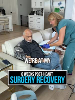 Six weeks after major heart surgery, every bit of progress is worth celebrating. This moment is a reminder that recovery takes time, consistency, and the right support along the way. #Recovery #HeartHealth #Longevity #Wellness