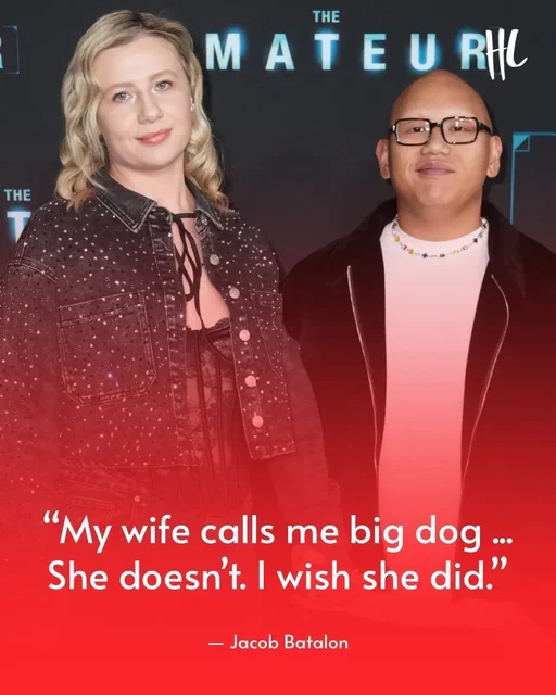 We interrupt all the adorable coverage on Tom Holland and Zendaya to blush over THESE TWO newlyweds. 🥰 'Spider-Man: Brand New Day' star Jacob Batalon dropped a hint in a recent interview that he and his longtime girlfriend, Veronica Leahov, secretly tied the knot when he called her his "wife." (📸: Getty Images)
