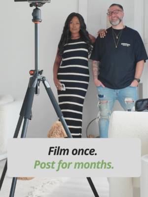 Film once. Post for months. If creating content always feels like a scramble, there’s a good chance you’re making one mistake: You’re filming for the post you’re creating today. Instead of filming footage you can use for the next three months. The key to this is building a b-roll library. Rather than grabbing one random clip every time we need to post, we batch dozens of clips in a single filming session and pull from them time and time again. The same footage can become reels, carousels, Stories, and b-roll for months at a time. The most important thing is being intentional before you start filming. Start by listing the activities that actually make your business run. These are the moments your audience rarely sees but are often the most useful to capture: → working with clients → planning content → creating products → packing orders → answering emails → your everyday routines Then group those activities into scenes. For example, if you’re creating content, you might capture clips of yourself planning, designing in Canva, editing a video, scheduling a post, and reviewing analytics. From there, film multiple angles of each activity: → wide shots → medium shots → close-ups → over-the-shoulder shots Now one afternoon of filming becomes a library of content you can keep pulling from whenever you need a reel. This is what makes content creation feel much lighter. You stop creating from scratch every time you post and start building assets you can reuse over and over again.