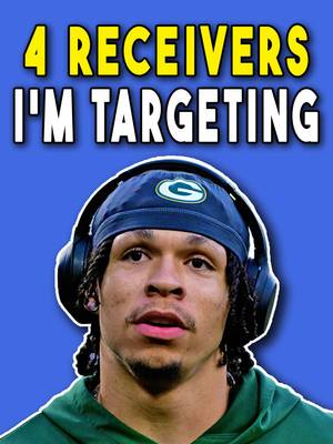 These are 4 Wide Receivers I’d Bet my house on this fantasy season #fantasyfootball 